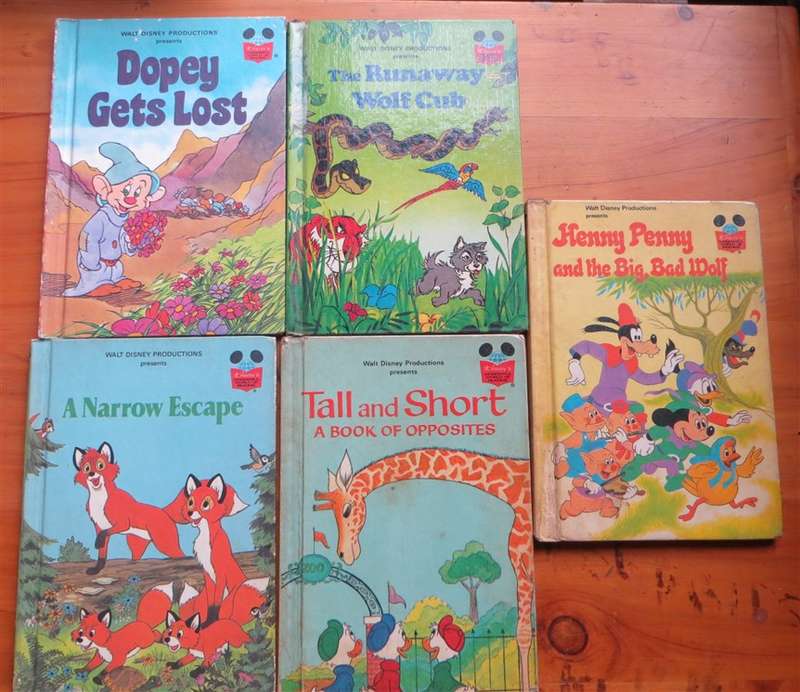 Disney Bundle of 5 x hardcover titles - 1 bid for all