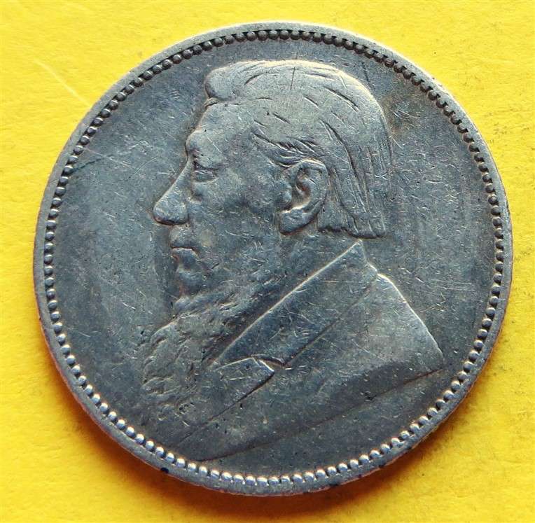 1895 ZAR 0.925 Silver 1/ Shilling Coin