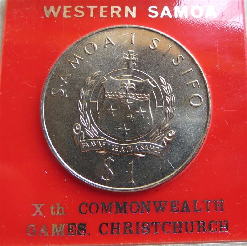 1974 Western Samoa Commonwealth Games Crown in presentation Box