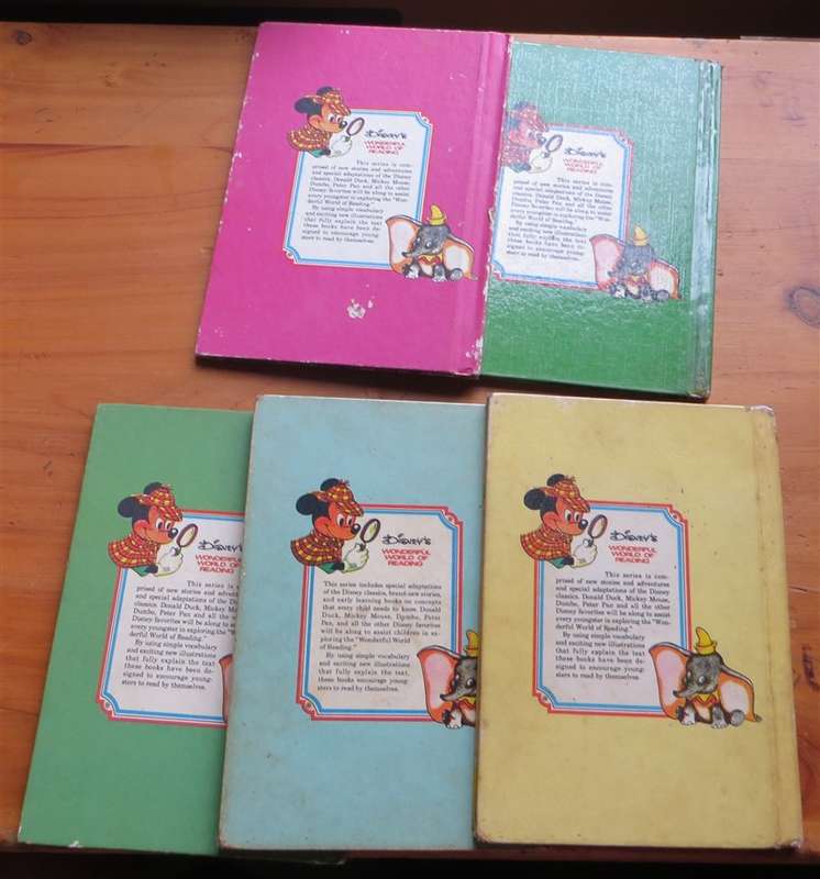Disney Bundle of 5 x hardcover titles - 1 bid for all