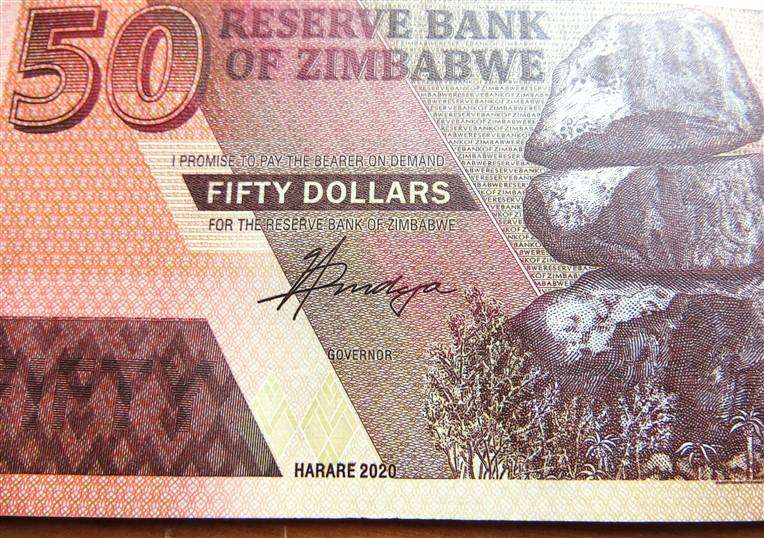 2 x Consecutive Reserve Bank of Zimbabwe - $50 Dollars - Harare 2020