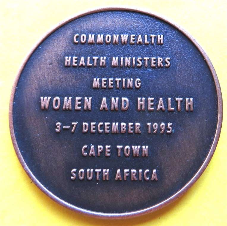 1995 Commonwealth Health Ministries in SA Medallion