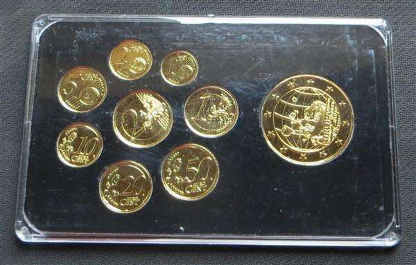 Luxembourg Euro Prestige Set - Gold Plated