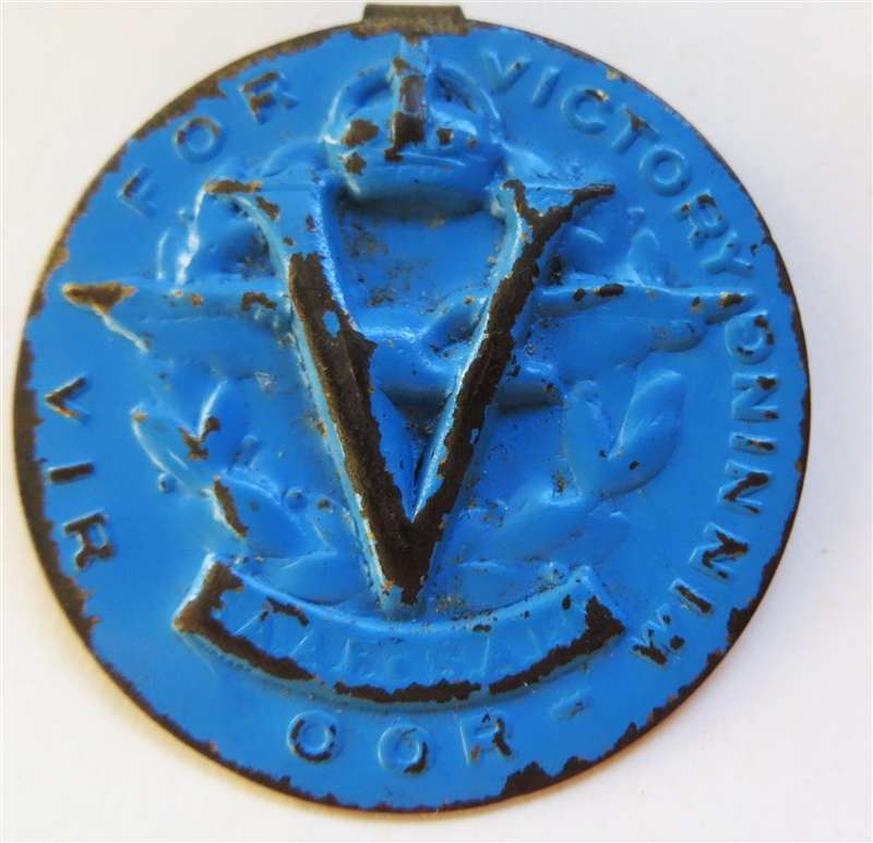 SA Army WW2 Victory Air Force Medal Lapel Badge