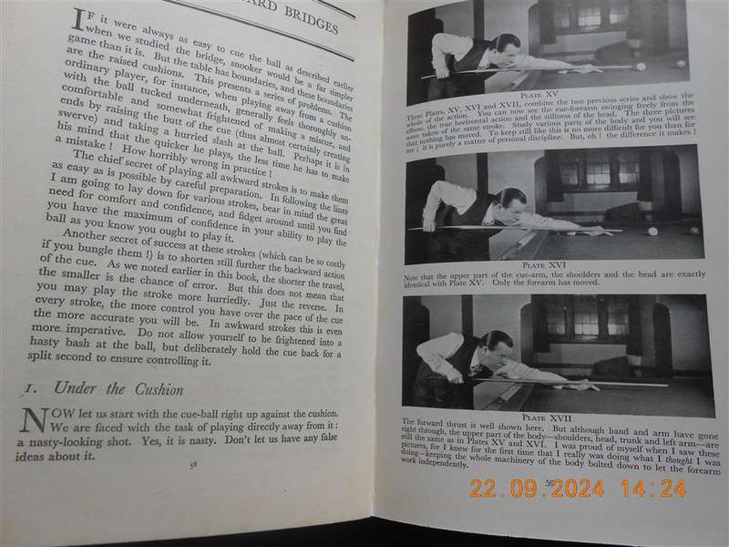 How I play Snooker - Joe Davis - 1950 Hardcover