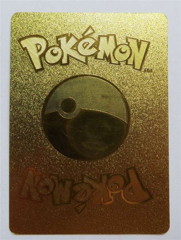Pokemon Gold Flying Pikachu Card