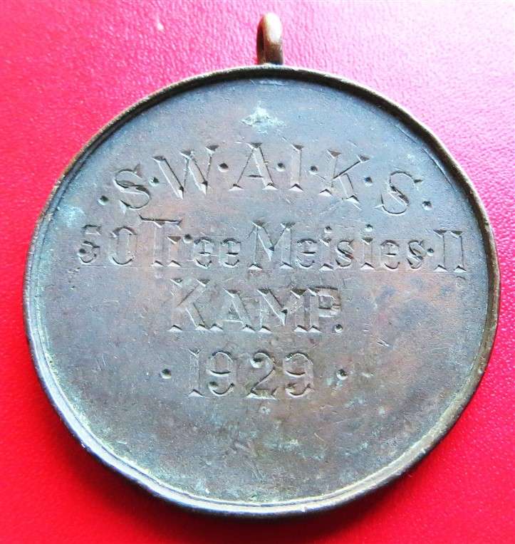 1929 S.W.A.I.K.S Tree Meisies Medal
