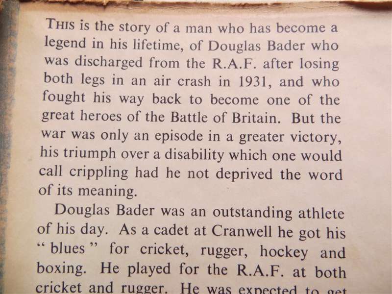 Reach for the Sky - Douglas Bader D,S.O D.F.C Story - Paul Brickhill