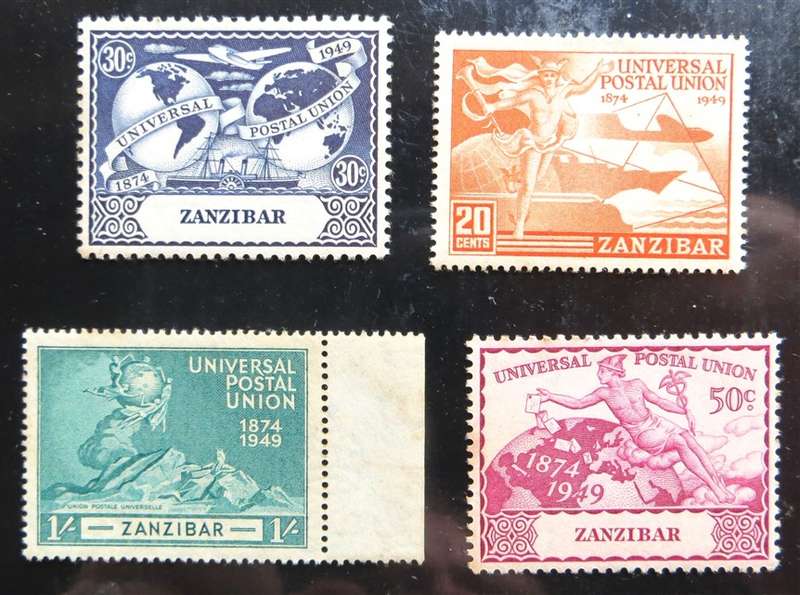 Zanzibar UPU Set Mint SG335-338