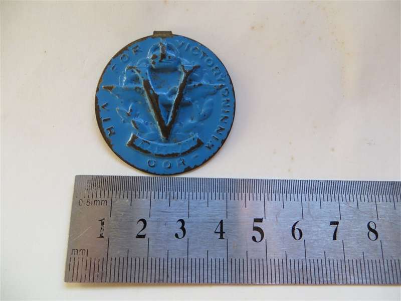 SA Army WW2 Victory Air Force Medal Lapel Badge