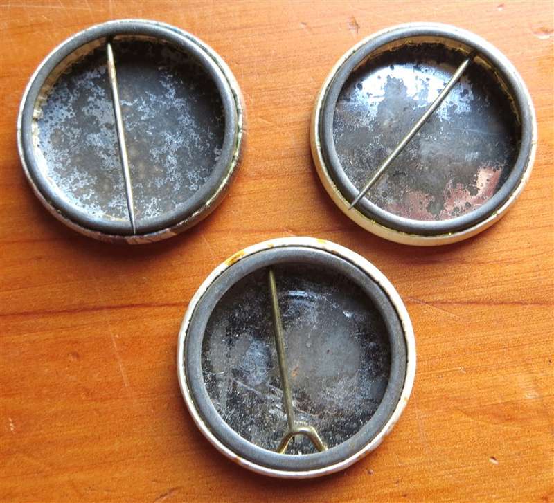 3 x King Edward VIII Coronation Badges - 1 Bid