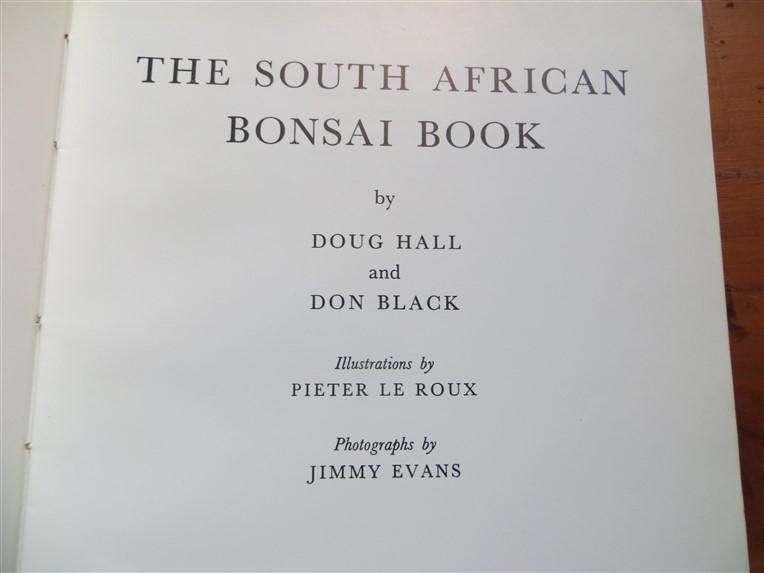South African Bonsai Book - D.Hall & D.Black
