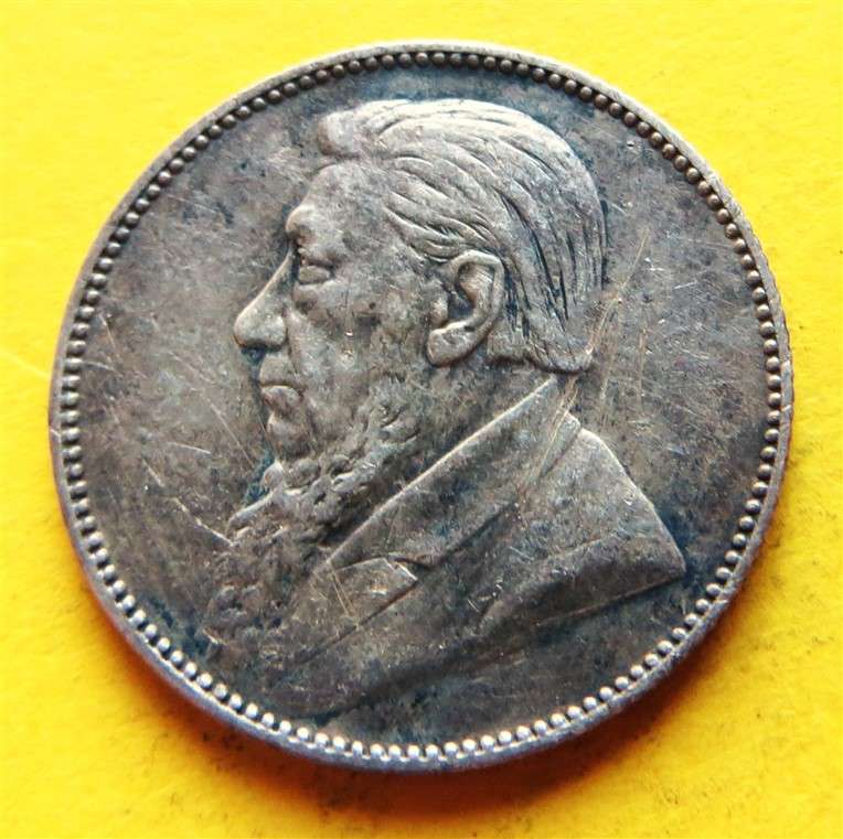 1897 ZAR 0.925 Silver 1/ Shilling Coin
