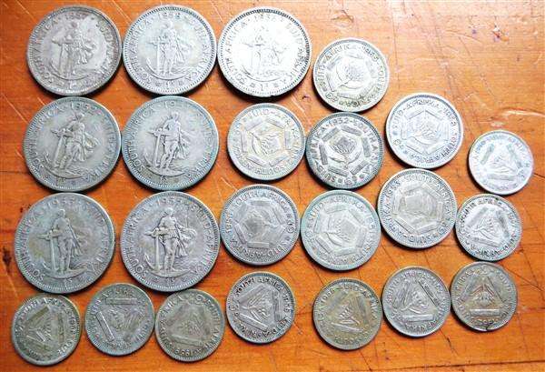 23 x SA Union Coins Silver 69.8gr - 1 Bid for All