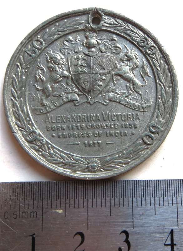 1883 Queen Victoria Jubilee Medallion