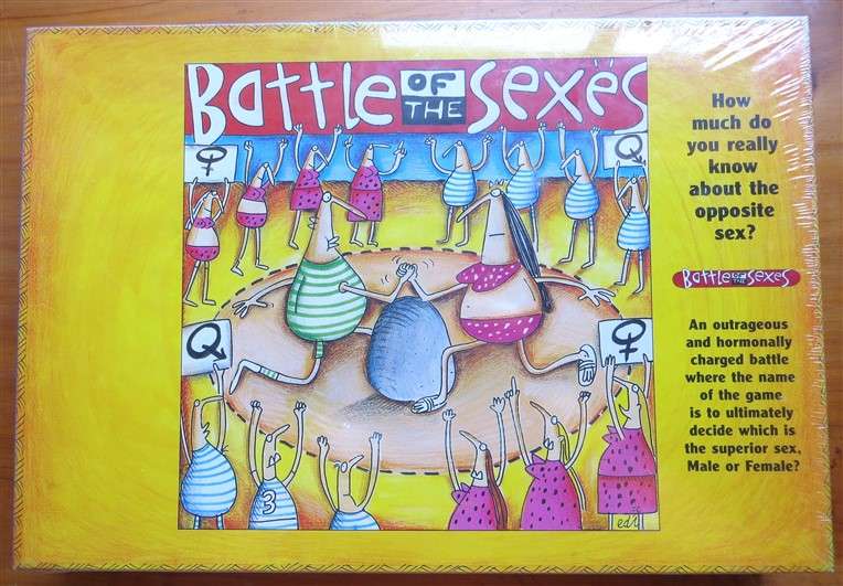 Battle of the Sexes Board Game - Still Sealed - University Games