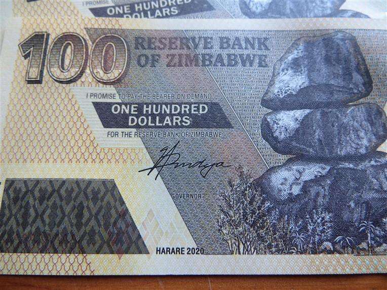 2 x Consecutive Reserve Bank of Zimbabwe - $100 Dollars - Harare 2020