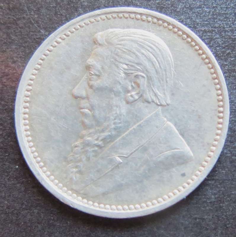 1897 ZAR 3d Tiekie Silver 0.925