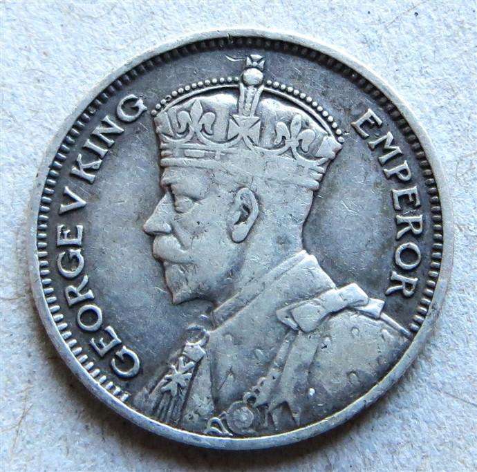 1932 Southern Rhodesia 6d Sixpence Silver Coin