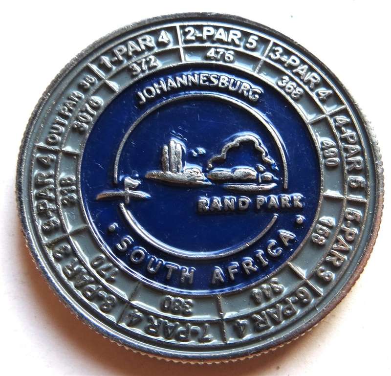 Randpark Golf Course Hole info Medallion
