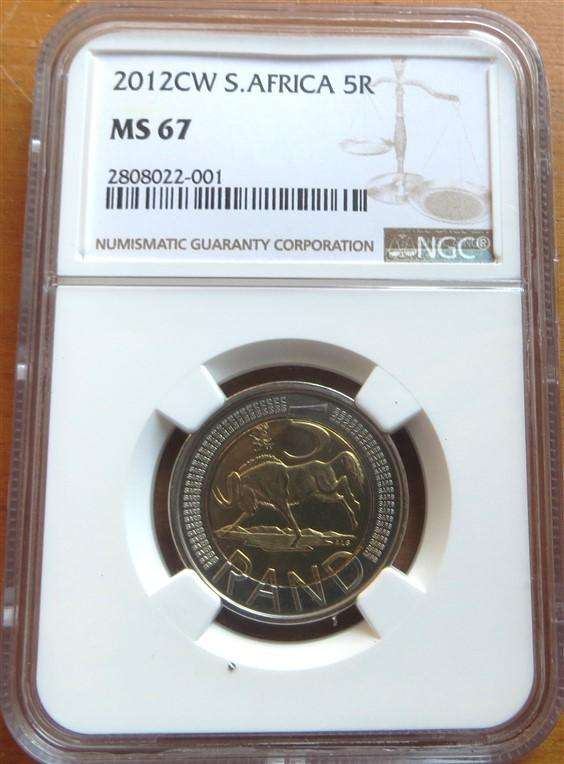 2012 Coinworld RSA R5 NGC MS67