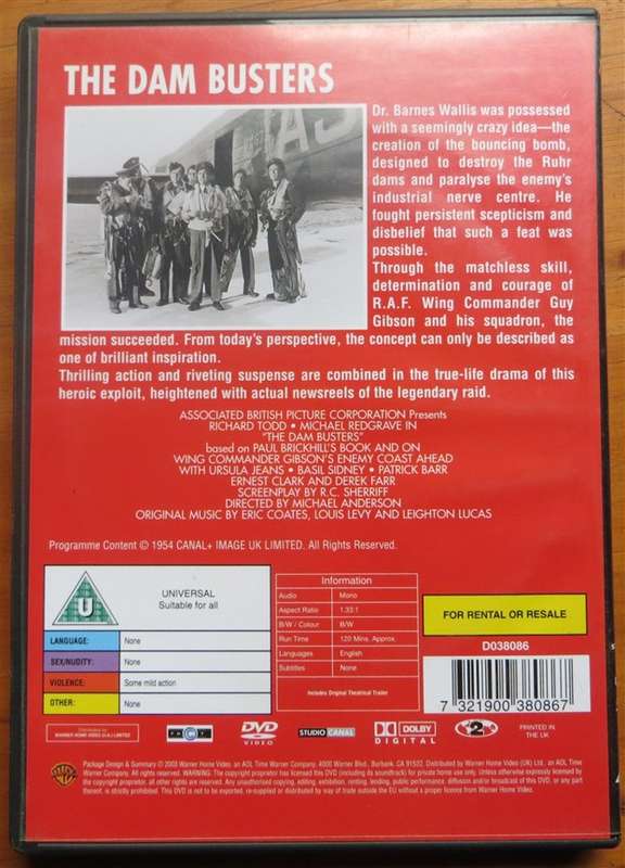 A British war DVD - The Dam Busters