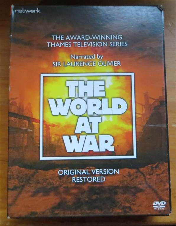 The World at War - 13 x DVD Disc Box Set - Sir Laurence Olivier