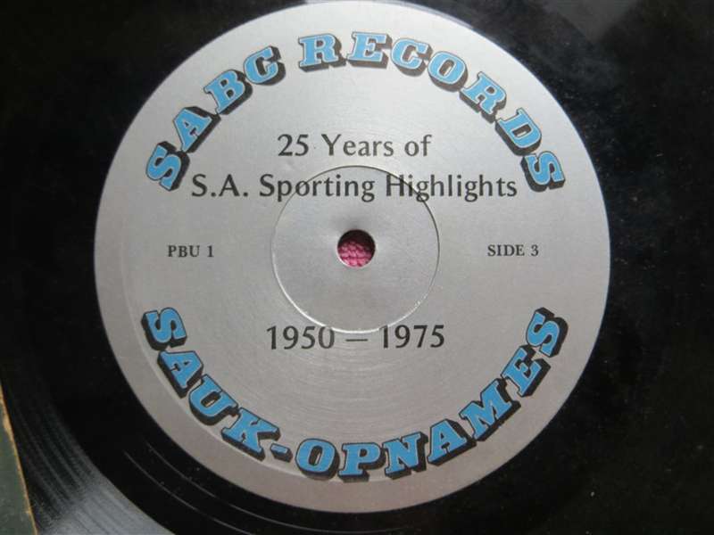 25 Years of SA Sporting Highlights Vintage 2 x Vinyl LP Set SABC/SAUK