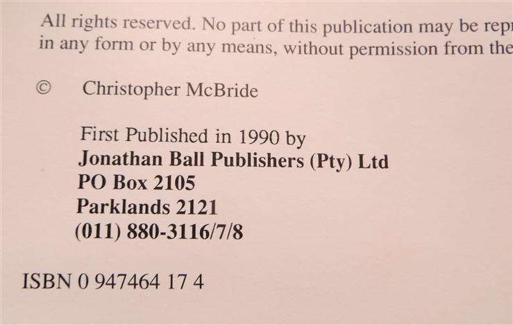 Liontide - Christopher McBride - Signed twice by Author (1990)