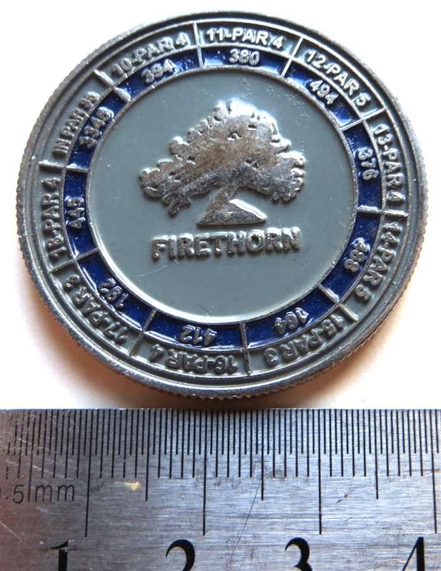 Randpark Golf Course Hole info Medallion
