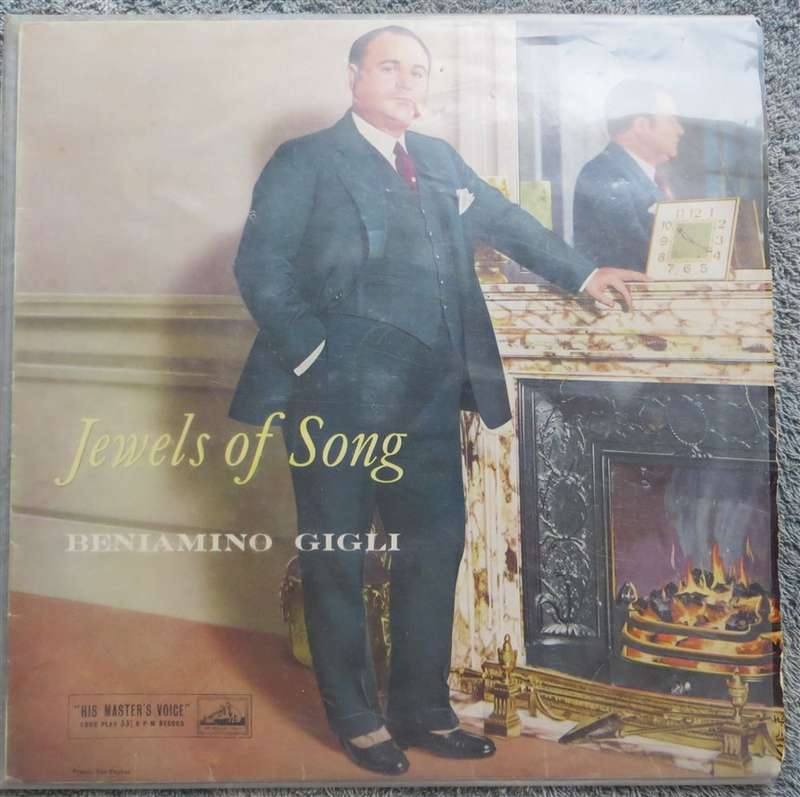 Jewels of Song - Beniamino Gigli - His Masters Voice Vintage Vinyl LP - VG
