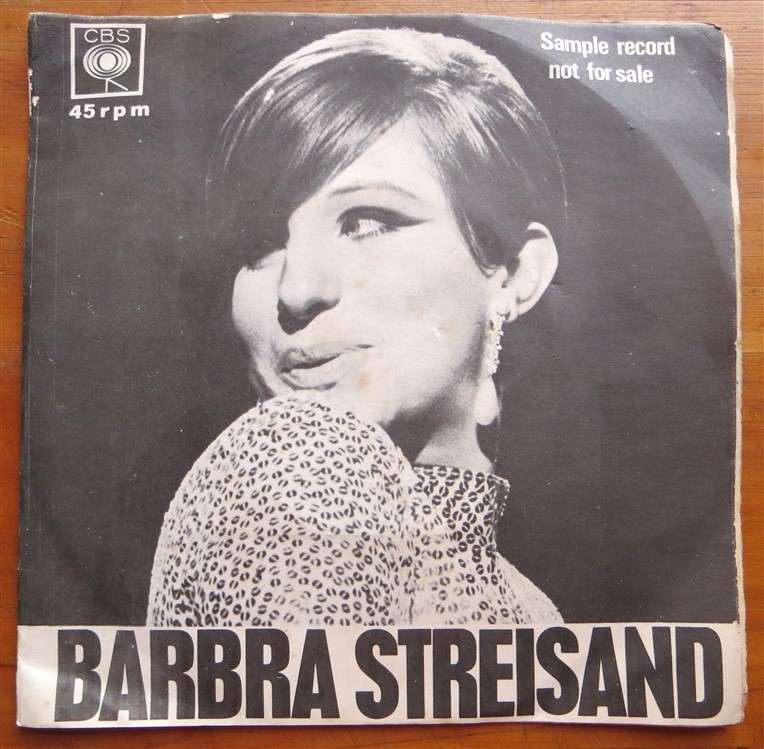 Barbra Streisand Sample Record SA Promo 1966 7" vinyl 7 single