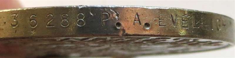 WW2 Medal Group - #36288 P.A Eveleigh
