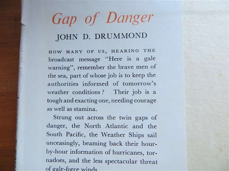 Gap Of Danger - John D.Drummond - The Story of the Weather Ships
