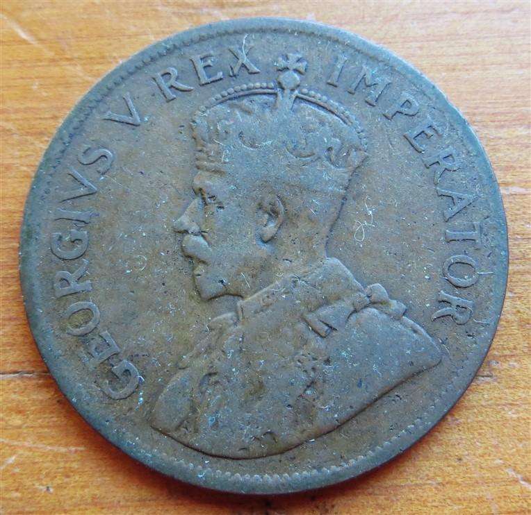 1929 SA Union 1d Penny