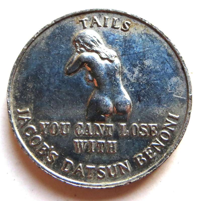 Heads and Tails Datsun Benoni Medallion