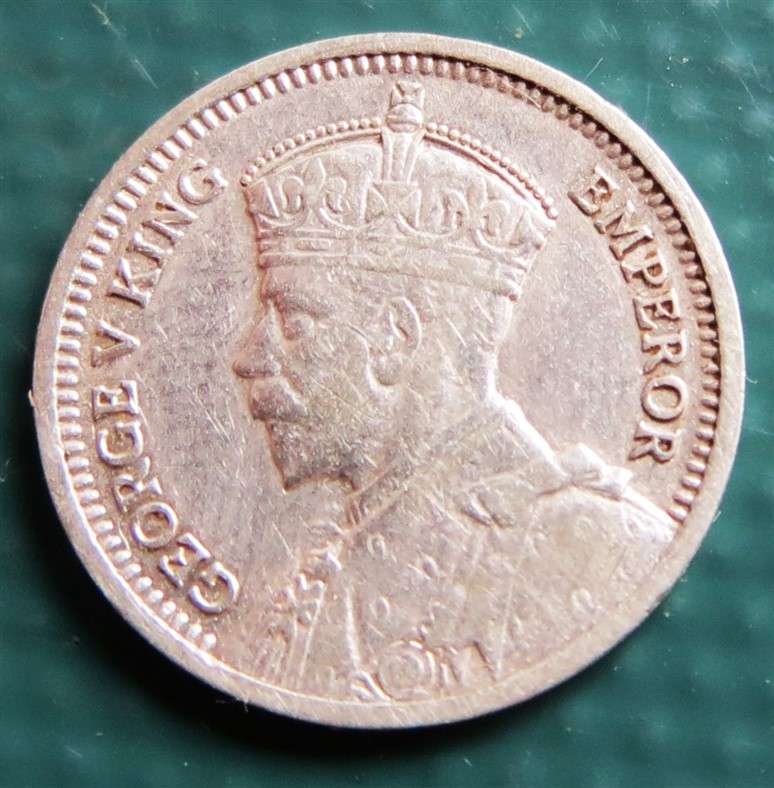 1935 Southern Rhodesia 3d Silver