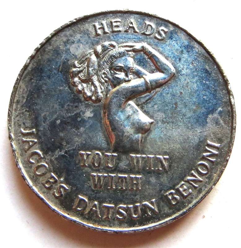 Heads and Tails Datsun Benoni Medallion