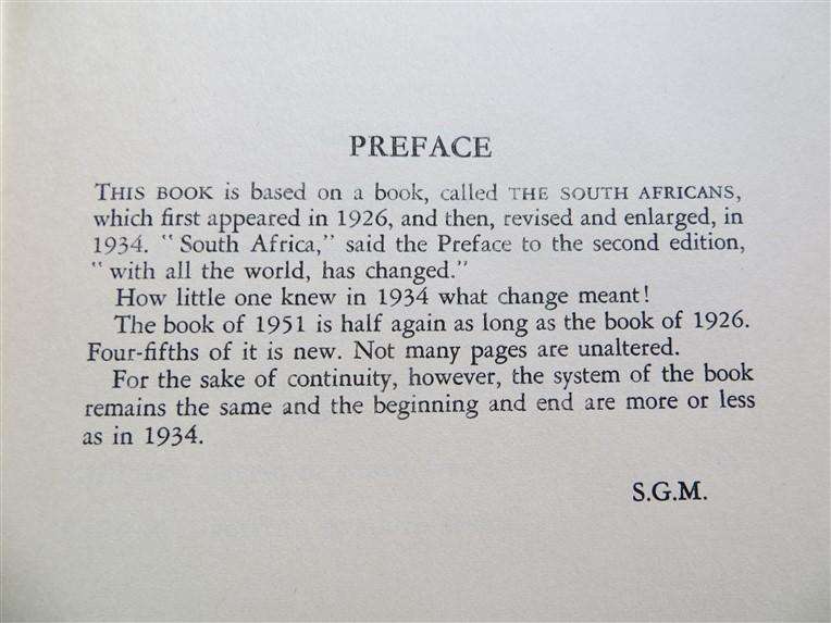 The People of South Africa - Sarah Gertrude Millin - 1951 1st Ed.