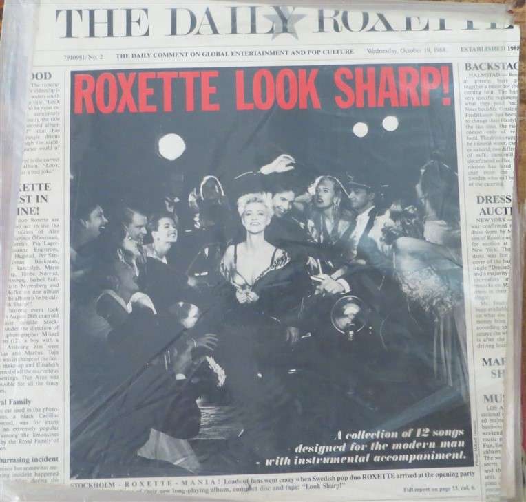 Roxette Vintage Vinyl LP - VG