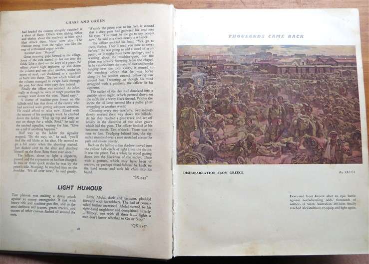 Khaki & Green - With the Australian Army at Home & Overseas (1943) Hardcover