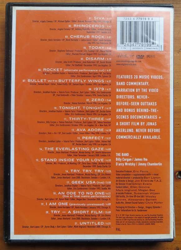 The Smashing Pumpkins - Greatest Hits Video Collection DVD