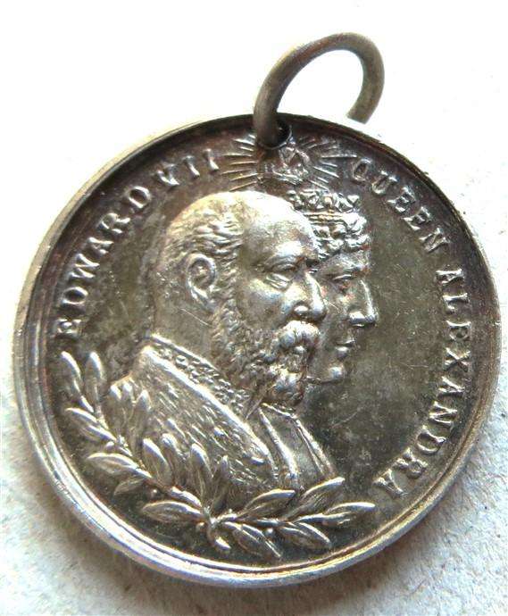 1902 Silver Natal Coronation of King Edward VII Medal