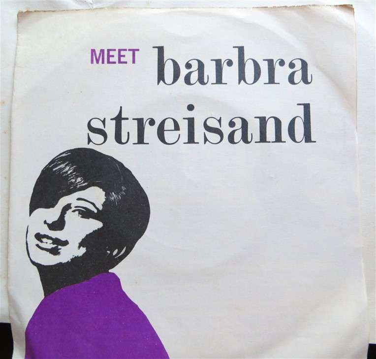 Barbra Streisand Sample Record SA Promo 1966 7" vinyl 7 single