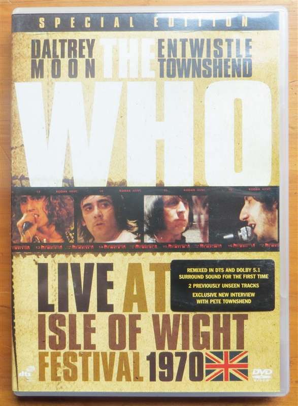 The Who - Live at the isle of White festival 1970 - Special DVD