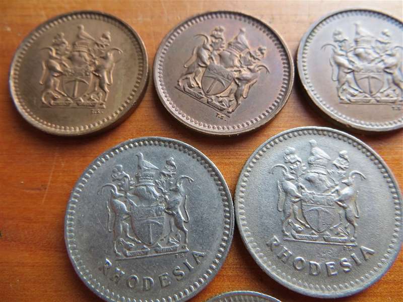 1975/76 Rhodesia Coin Lot - 1 Bid