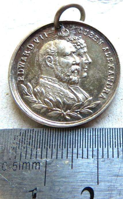 1902 Silver Natal Coronation of King Edward VII Medal