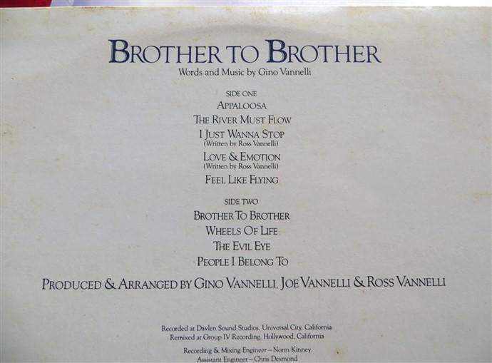 Vintage LP - Gino Vannelli  - Brother to Brother