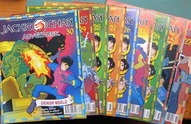 9 x Jackie Chan #22 to #30 Comic Books