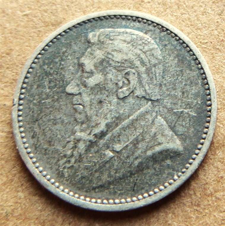 ZAR 1894 Three Pence 3d Silver